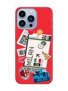 Матовий червоний чохол на Apple iPhone 13 Pro Max :: Подорожі. Італія (принт 325)