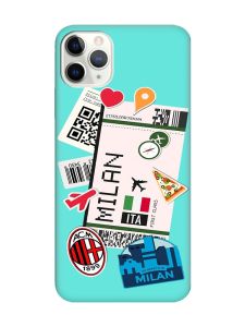 Матовий бірюзовий чохол на iPhone 11 Pro Max (6.5) :: Подорожі. Італія (принт 325)