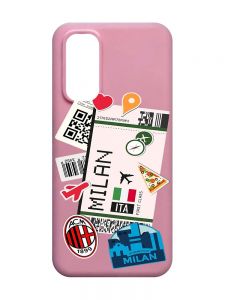 Матовий рожевий чохол на Xiaomi Redmi Note 11 4G :: Подорожі. Італія (принт 325)