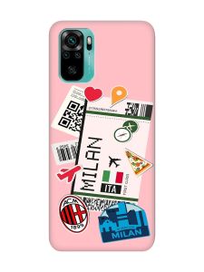 Матовий рожевий чохол на Xiaomi Redmi Note 10 / Note 10s :: Подорожі. Італія (принт 325)