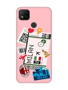 Матовий рожевий чохол на Xiaomi Redmi 9C/10A :: Подорожі. Італія (принт 325)