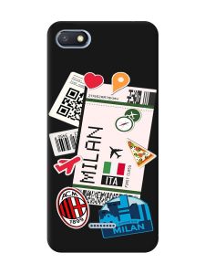 Матовий чорний чохол на Xiaomi Redmi 6A :: Подорожі. Італія (принт 325)