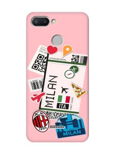 Матовий рожевий чохол на Xiaomi Redmi 6 :: Подорожі. Італія (принт 325)