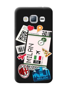 Матовий чорний чохол на Samsung Galaxy J3 / J310 :: Подорожі. Італія (принт 325)