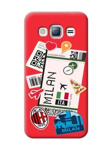 Матовий червоний чохол на Samsung Galaxy J3 / J310 :: Подорожі. Італія (принт 325)