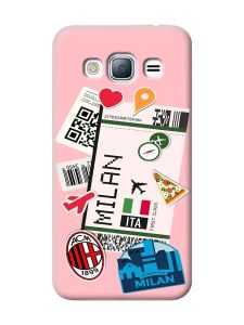 Матовий рожевий чохол на Samsung Galaxy J3 / J310 :: Подорожі. Італія (принт 325)