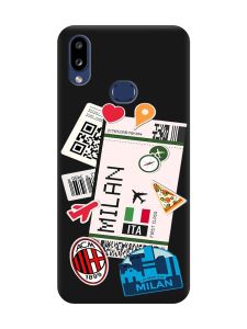 Матовий чорний чохол на Samsung Galaxy A10ѕ A107 :: Подорожі. Італія (принт 325)