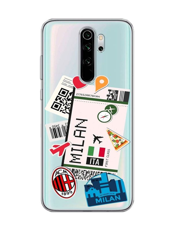 Прозорий чохол на Xiaomi Redmi Note 8 Pro :: Подорожі. Італія (принт 325)