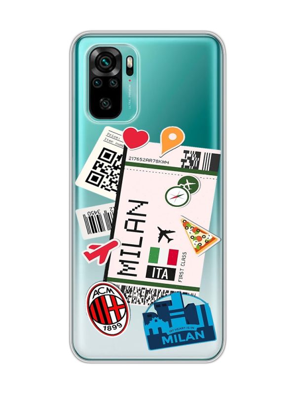 Прозорий чохол на Xiaomi Redmi Note 10 / Note 10s  :: Подорожі. Італія (принт 325)