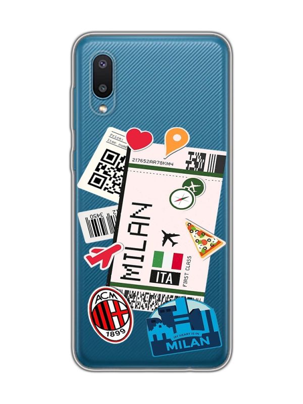 Прозорий чохол на Samsung Galaxy A02/A022 (2021) :: Подорожі. Італія (принт 325)