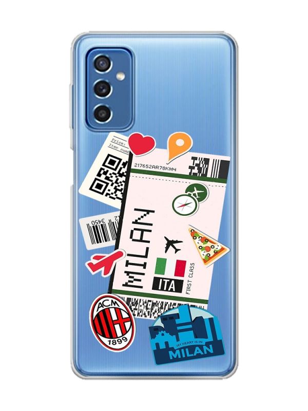 Прозорий чохол на Samsung Galaxy M52 :: Подорожі. Італія (принт 325)