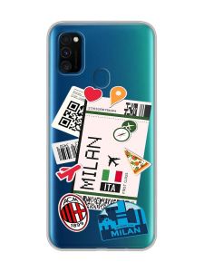 Прозорий чохол на Samsung Galaxy M30s/М21  :: Подорожі. Італія (принт 325)
