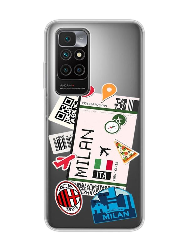 Прозорий чохол для Xiaomi Redmi 10 :: Подорожі. Італія (принт 325)