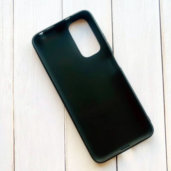 Силіконовий матовий чохол для Xiaomi Redmi Note 11 4G Чорний
