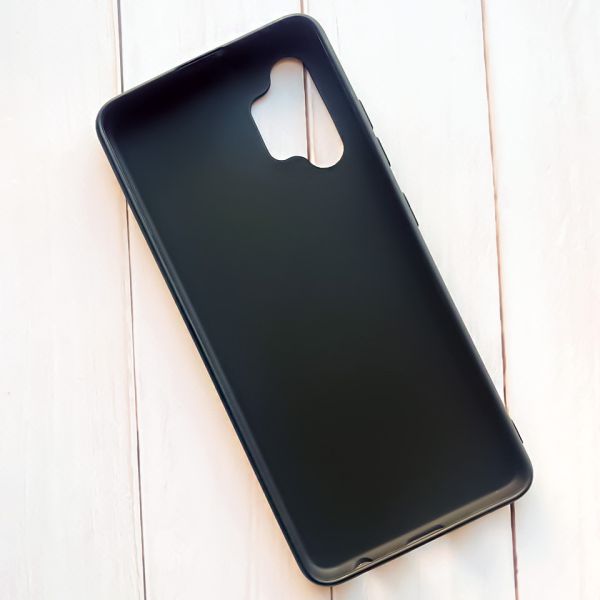 Силіконовий матовий чохол для Samsung Galaxy A32 Чорний