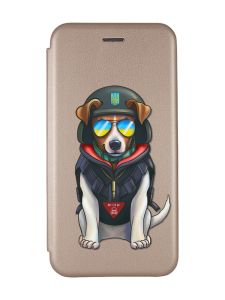 Чохол-книжка з малюнком для Samsung Galaxy A54 5G Золотий :: Патрон (патріотичний принт 4)