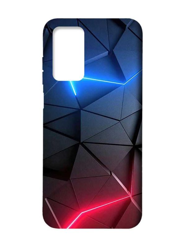 Матовий чохол з чорними боками на Xiaomi Redmi Note 11 4G :: Рельєфний фон (принт 36)