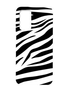 Матовий чорний чохол на Xiaomi Redmi Note 11 4G :: Фон Зебра (принт 92)