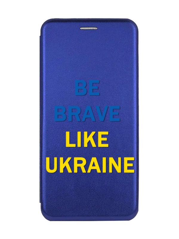 Чохол-книжка з малюнком для Samsung Galaxy A54 5G (A546) Синій :: Сміливість (патріотичний принт 5)