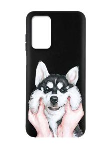 Матовий чорний чохол на Xiaomi Redmi Note 11 4G :: Мордочка (принт 121)