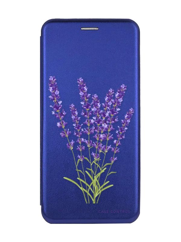 Чохол-книжка з малюнком для Samsung Galaxy A54 5G (A546) Синій :: Лаванда (принт 28)