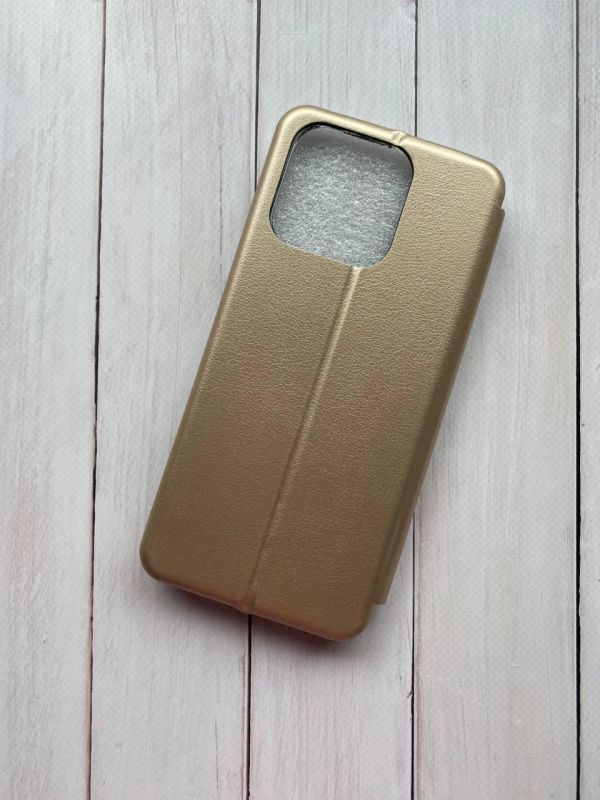 Чохол-книжка з малюнком для Xiaomi Redmi 12C Золотий :: Мама і донька (принт 56)