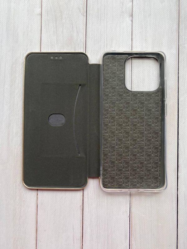 Чохол-книжка з малюнком для Xiaomi Redmi 12C Золотий :: Мама і донька (принт 56)
