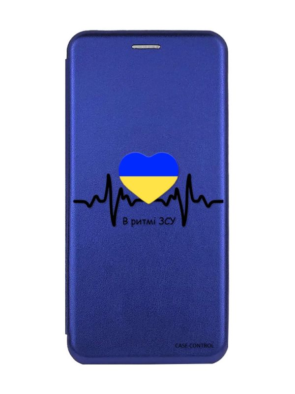 Чохол-книжка з малюнком для Samsung Galaxy A54 5G (A546) Синій :: В ритмі ЗСУ (патріотичний принт 70)