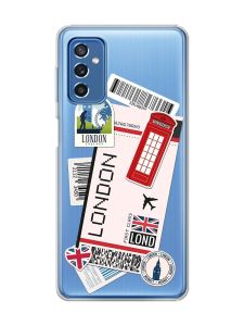 Прозорий чохол на Samsung Galaxy M52 :: Подорожі. Лондон (принт 326)