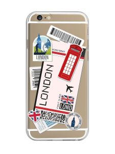 Прозорий чохол на iPhone 6/6s :: Подорожі. Лондон (принт 326)