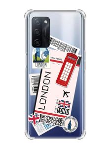 Чохол з потовщеними кутами на Oppo A55 :: Подорожі. Лондон (принт 326)