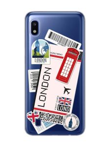Прозорий чохол на Samsung Galaxy A10 (2019) A105 :: Подорожі. Лондон (принт 326)