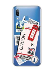 Прозорий чохол для Samsung Galaxy A30 (2019)/A20 (2019) :: Подорожі. Лондон (принт 326)