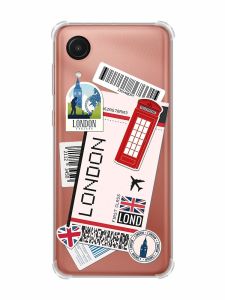 Чохол з потовщеними кутами на Samsung Galaxy A03 Core/A032 :: Подорожі. Лондон (принт 326)