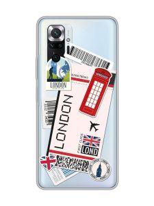 Прозорий чохол для Xiaomi Redmi Note 10 Pro/10 Pro Max :: Подорожі. Лондон (принт 326)