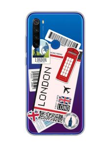 Прозорий чохол на Xiaomi Redmi Note 8T :: Подорожі. Лондон (принт 326)