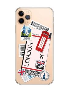Прозорий чохол на iPhone 11 Pro Max (6,5) :: Подорожі. Лондон (принт 326)