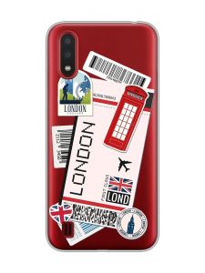 Прозорий чохол для Samsung Galaxy A01 :: Подорожі. Лондон (принт 326)