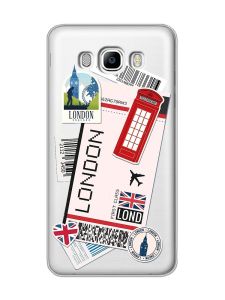Прозорий чохол на Samsung Galaxy J7(2016) J710 :: Подорожі. Лондон (принт 326)