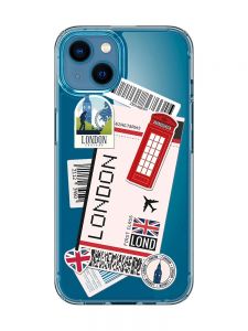 Прозорий чохол для iPhone 13 mini :: Подорожі. Лондон (принт 326)