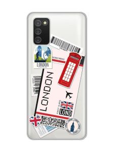 Прозорий чохол для Samsung Galaxy A02s :: Подорожі. Лондон (принт 326)