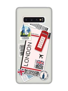 Прозорий чохол на Samsung Galaxy S10 :: Подорожі. Лондон (принт 326)