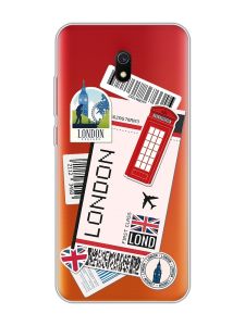Прозорий чохол на Xiaomi Redmi 8A :: Подорожі. Лондон (принт 326)