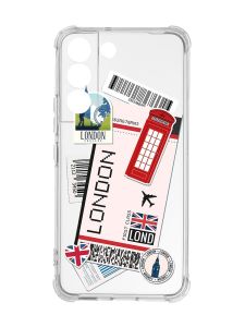 Чохол із потовщеними кутами на Samsung Galaxy S22 :: Подорожі. Лондон (принт 326)