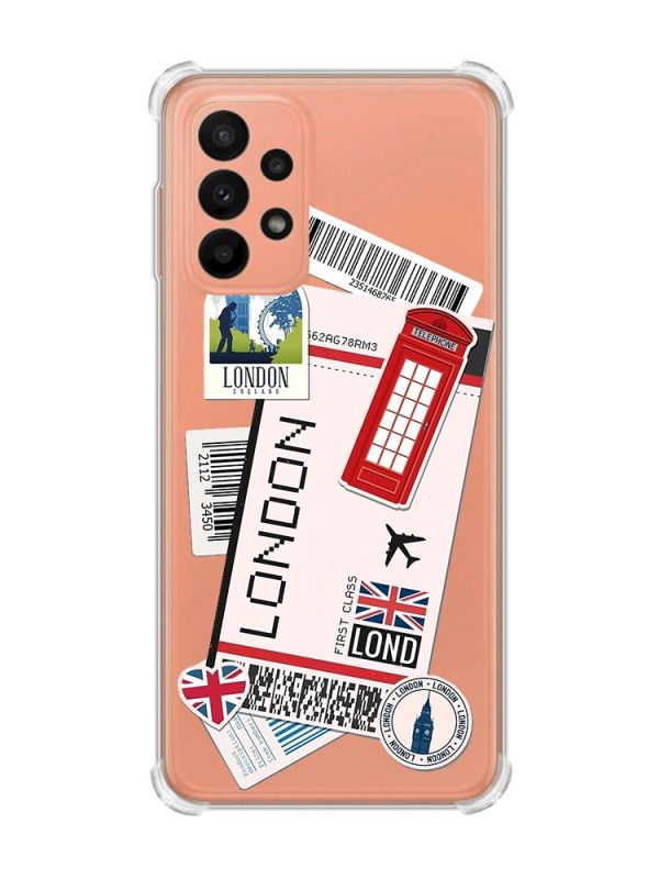 Чохол з потовщеними кутами на Samsung Galaxy A23 :: Подорожі. Лондон (принт 326)