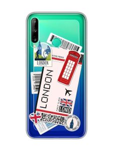 Прозорий чохол для Huawei Р40 lite E / Y7p  :: Подорожі. Лондон (принт 326)