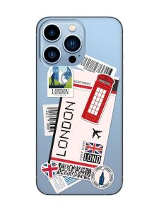 Прозорий чохол на Apple iPhone 13 Pro Max :: Подорожі. Лондон (принт 326)