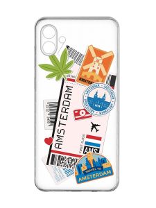 Прозорий чохол на Samsung Galaxy A04e/A042 :: Подорожі. Амстердам (принт 327)