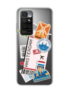 Прозорий чохол для Xiaomi Redmi 10 :: Подорожі. Амстердам (принт 327)