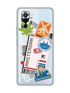 Прозорий чохол для Xiaomi Redmi Note 10 Pro/10 Pro Max :: Подорожі. Амстердам (принт 327)